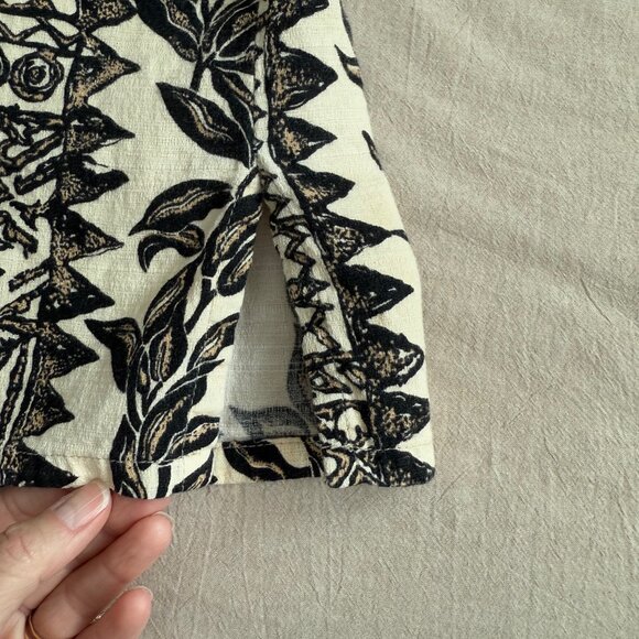 Go Barefoot Short Sleeve Hawaiian Button Down Shirt Size 2XL - Picture 4 of 6